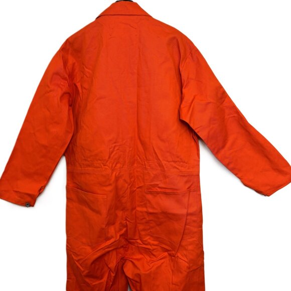 Orange Coveralls Official Garment Corporation of America 100% Cotton  46 RG - Picture 7 of 14
